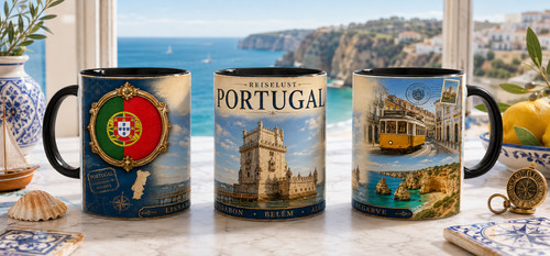 Portugal souvenir tasse - souvenir,