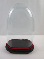 Glasdom / Stolp mit Holzsockel