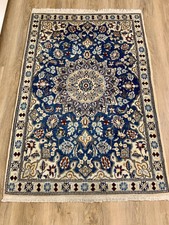 Wunderschöner Echter Perser  Nain 128 x 85 cm mit Seide- ist gereingt!