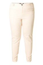 X Two Jeans Laught Regular Fit Stretch Hose Pants Damen Beige Größe 44