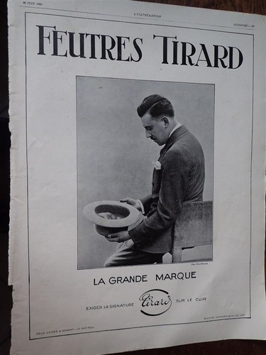 Filz tirard inscles or von - tirard, d'or