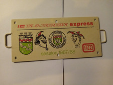 Zuglaufschild . Metall 