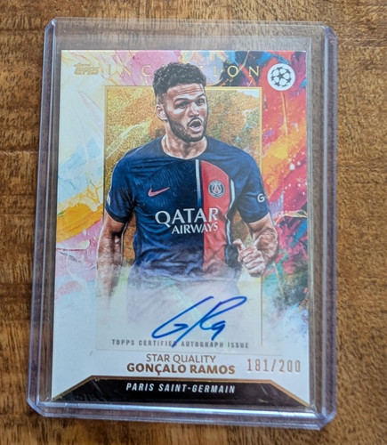 Goncalo ramos psg topps - goncalo,