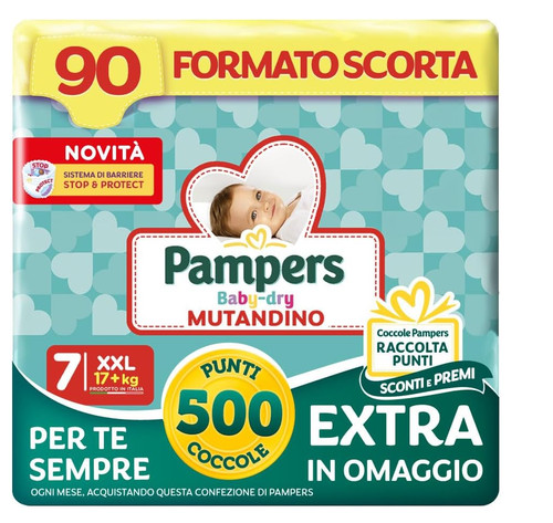 Pampers baby dry xxl - pampers,