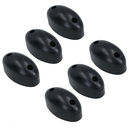 Oval gummipuffer - 38, mm
