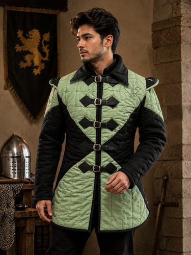 Mittelalter wattierte gambeson - wattierte,