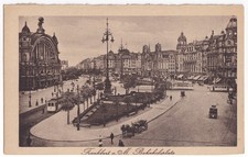 AK Frankfurt/Main, Bahnhofsplatz, mit Straßenbahnen, um 1912, unversandt