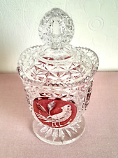 Kristall Konfektschale auf