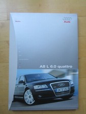 Media Info Mappe  A 8 L 6.0 Quattro inkl. CD, 30,5 x 21,8 cm, wie neu !