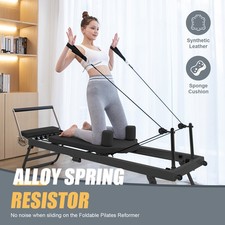 Klappbar Pilates Reformer Fitness Cardio Yoga Übung Home Gym Pilates Maschine