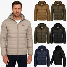 Geographical Norway Herren Herbst Winter Jacke warm gefüttert Steppjacke Outdoor