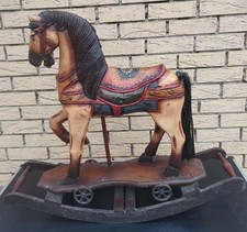 Altes Holzpferd,Schaukelpferd