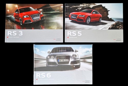 Audi rs3 rs5 rs6 prospekt - audi,