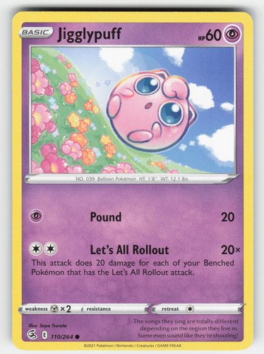 Jigglypuff 110 264 common - 110/264,