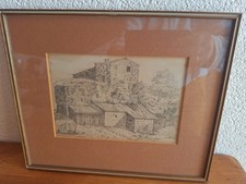 sehr schöne alte gerahmte