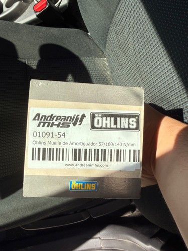 Muelle ohlins 01091 140n - ohlins, 140n/mm
