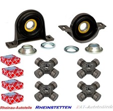 Gelenkwellenlager vorne+hinten+FEBI 4x Kreuzgelenk Mercedes Vito MIXTO BUS W639