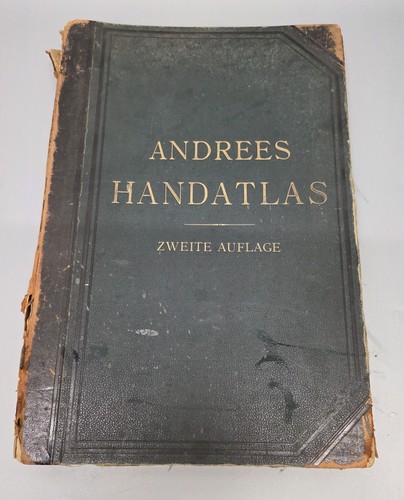 Andrees handatlas auflage - handatlas, 2.