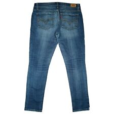 LEVIS 524 too superlow Damen Stretch Jeans Hose Skinny Slim fit 38 W30 L30 Blau