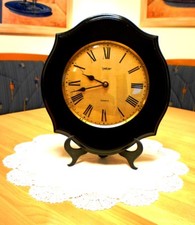 Wanduhr PETER Uhren Schwarzwald Schwarz VINTAGE Shabby Landhaus Sammler 80s 80er