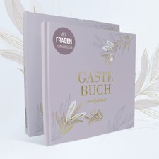 Gästebuch Hochzeit mit Fragen