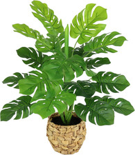 Künstliche Monstera im Topf 46cm - Splitphilopflanze Deko Grünpflanze