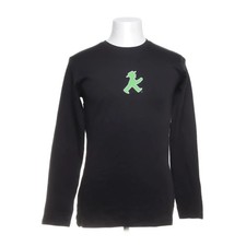 Ampelmann Berlin, Langarmshirt, Größe: XL, Schwarz, Bio-Baumwolle, Print #rp4