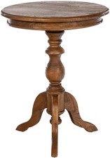 Beistelltisch Wiva 50 cm Durchmesser rund Mindiholz Nachttisch Couchtisch