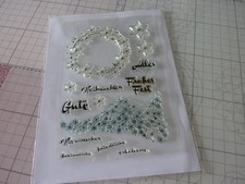 Stempelset - Sterne / Kranz / weihnachtlich