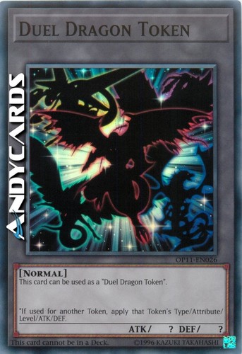 Duel dragon token - dragon,
