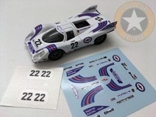 AUFKLEBER FÜR PORSCHE 917 MARTINI #22 LM71 (NO DECAL IDEAL SLOT) DCS018
