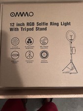 Ringlicht m. Stativ 160cm Höhe, RGB-Modi, für Makeup/TikTok/Foto