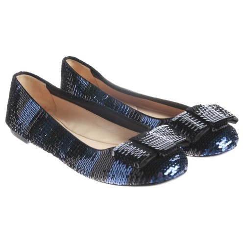 Ballerinas prada blau schwarz - prada,