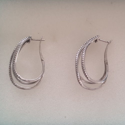 Silber creolen ohrringe - creolen,