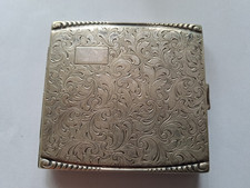 Zigarettenetui Alpacca mit freiem Monogrammfeld