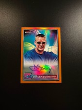 Detlef Schrempf Topps Finest Orange On Card Autogramm /25 2021