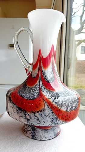 Große glas vase opalina - vase,