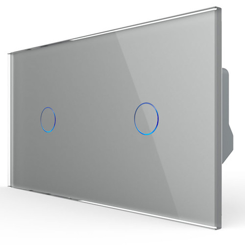 Livolo fach glas - livolo, 2-fach