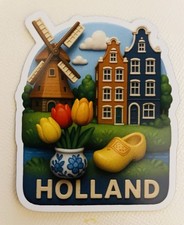 Souvenir Fridge Magnet / Kühlschrankmagnet – Holland | Travel Gift, Kitchen  