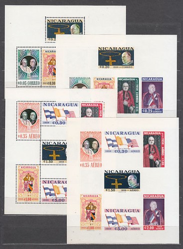 Nicaragua blätter yvert - nicaragua,