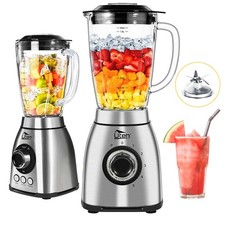 Standmixer Blender Mixer 1.8L Glas Smoothie Maker Milch Shaker 6Klinge 1800Watt