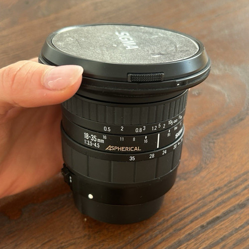 Sigma zoomobjektiv 35mm - zoomobjektiv, 18-35mm