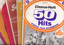 7 Hefte Noten Schlager