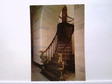 AK Binz auf Rügen, Jagdschloß Granitz, Gusseisentreppe/Treppenpfosten, Innenansi