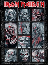 Iron maiden aufkleber - iron,