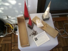 ✅ Alt Orig Herrnhuter Stern Adventsstern Weihnachtsstern 55cm weiss Rot PI #6a