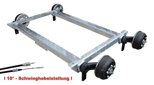 Tandem achse 2800kg anhänger - achse,