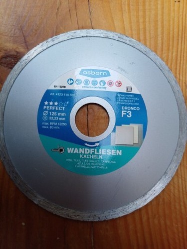Diamanttrennscheibe 125 mm - 125,