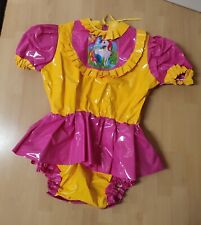 Adult Baby Body Spreizbody Rock KLEID Windelbody DIAPER SPREIZHOSE PVC LACK  XL