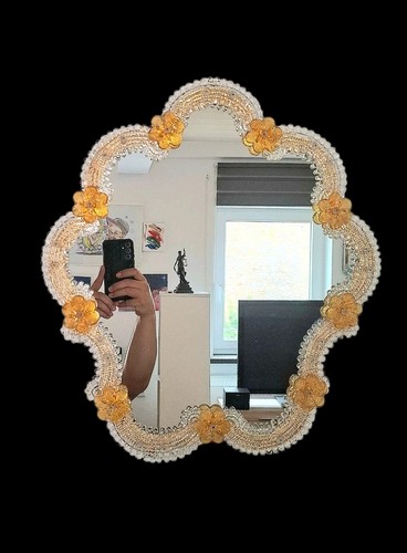 Murano glass mirror vintage - murano,